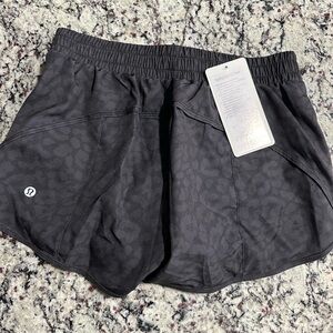 Lululemon Women's Black Leopard Shorts